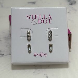 STELLA & DOT Madison Stud Set Silver